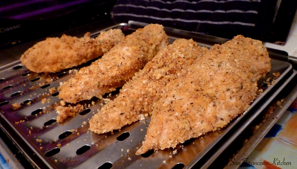 Oven-Baked Breaded Chicken