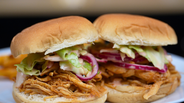 Slow Cooker BBQ Pulled Chicken