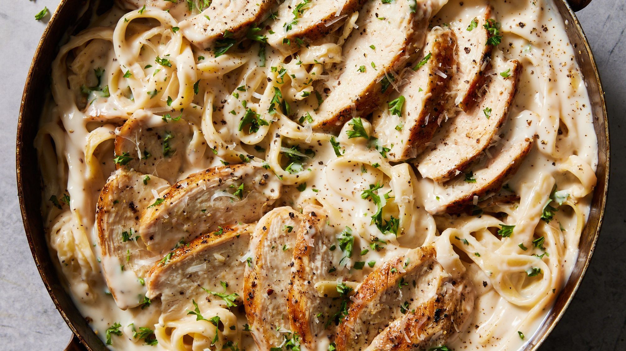 Chicken Alfredo Skillet