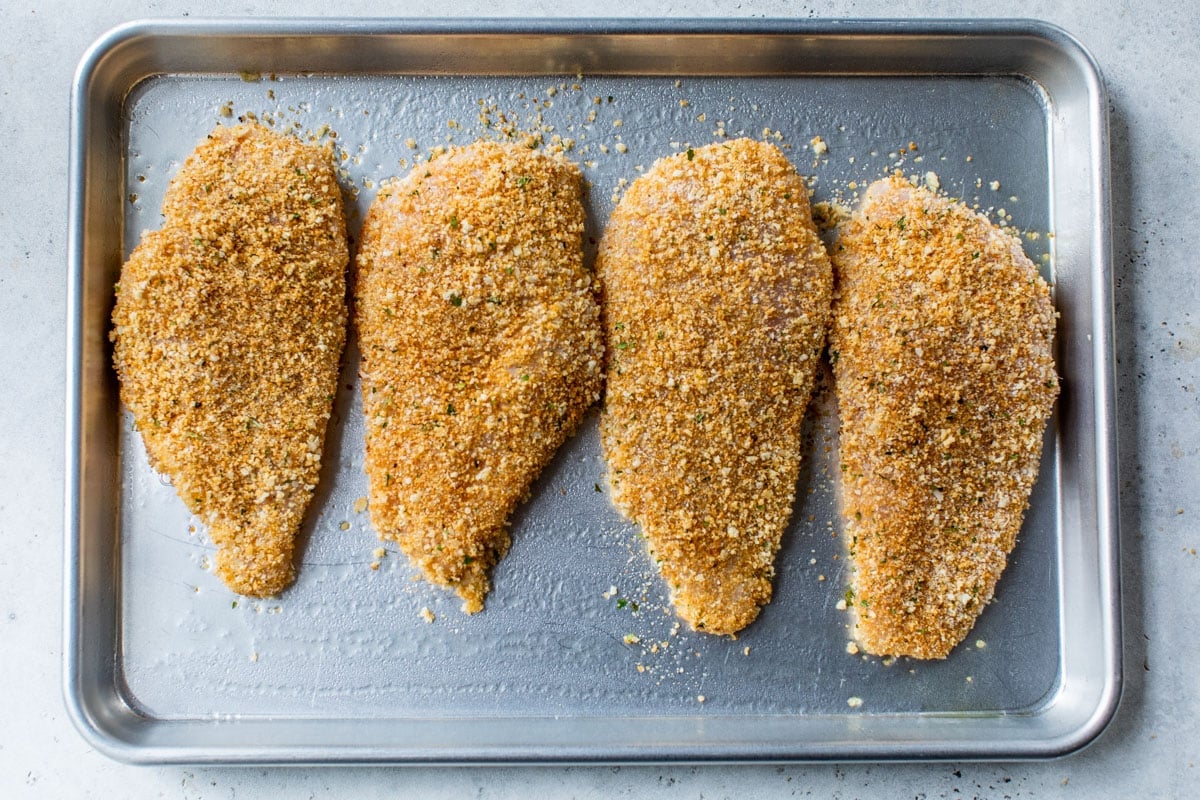 Parmesan Crusted Baked Chicken